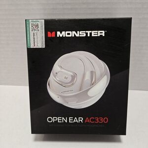 New in box! Open Ear AC330 Over-Ear Headphones - White